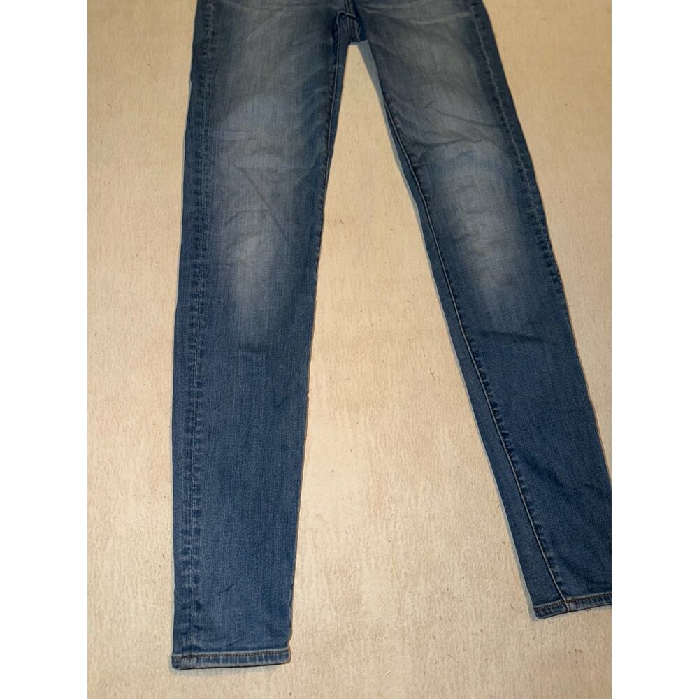 American Eagle super stretch women’s super high rise blue jean jegging - Picture 15 of 16